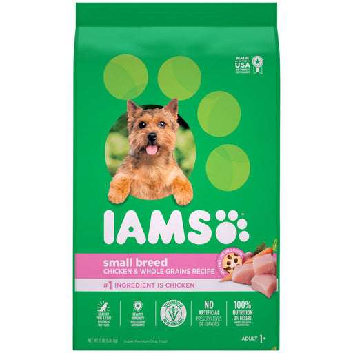 Iams Proactive Health Small & Toy Breed Adult For Small Dogs With Real Chicken Dry Dog Food - 019014803453