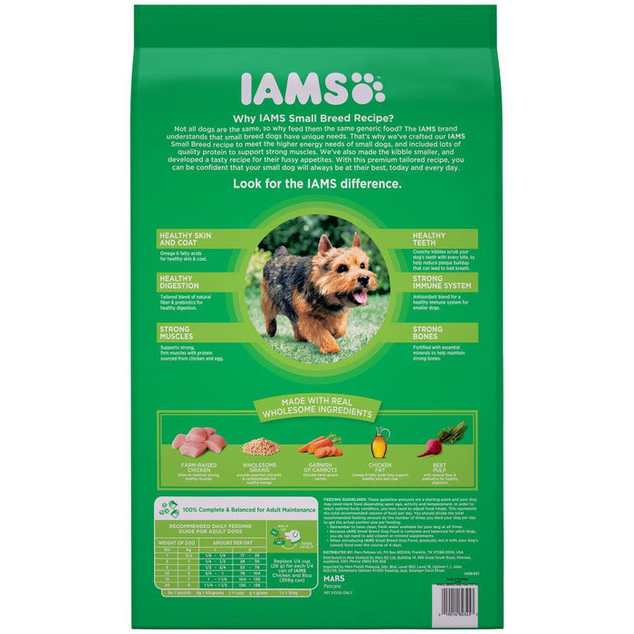 Iams Proactive Health Small & Toy Breed Adult For Small Dogs With Real Chicken Dry Dog Food - 019014803453
