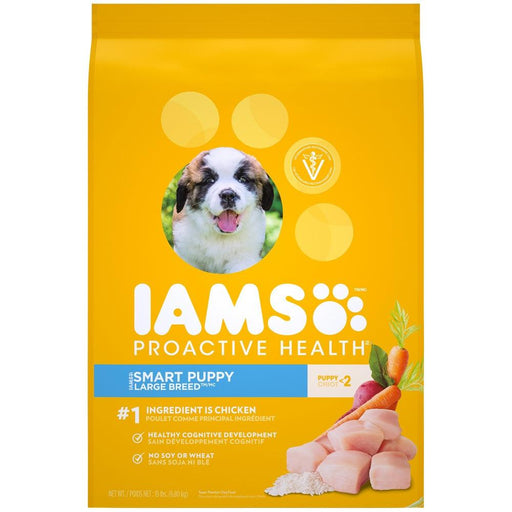 Iams ProActive Health Smart Puppy Large Breed Dry Dog Food - 019014700738