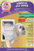 Ideal Pet Products Air Seal Plastic Pet Door with Telescoping Frame - 030559441214