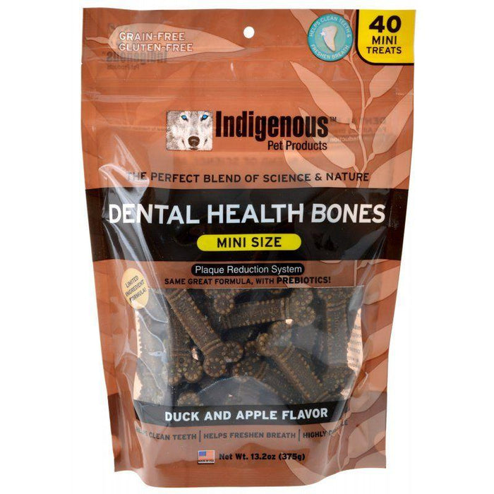 Indigenous Dental Health Mini Bones - Duck & Apple Flavor - 727711016259