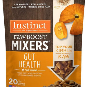 Instinct Grain Free Freeze Dried Raw Boost Mixers Gut Health Recipe Dog Food Topper - 769949601296