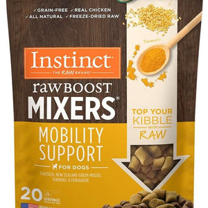 Instinct Grain Free Freeze Dried Raw Boost Mixers Mobility Support Recipe Dog Food Topper - 769949601326