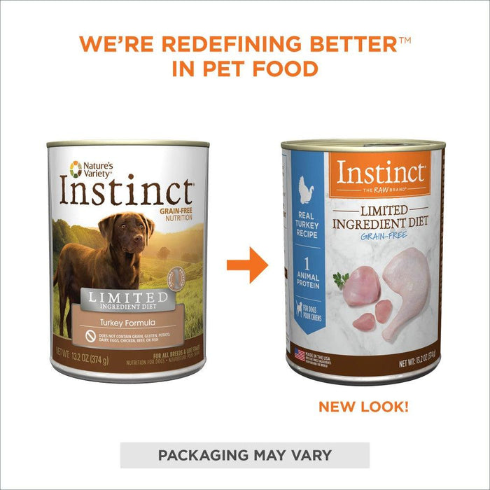 Instinct Grain Free LID Turkey Canned Dog Food - 769949505747