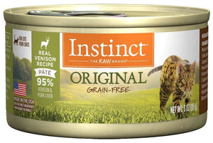 Instinct Grain-Free Venison Formula Canned Cat Food - 769949507567