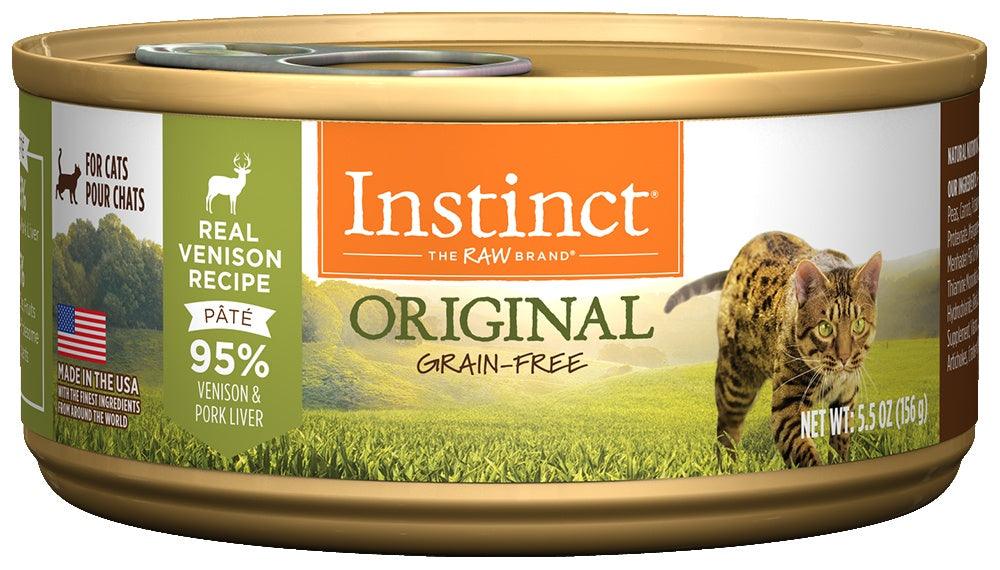 Instinct Grain-Free Venison Formula Canned Cat Food - 769949507567
