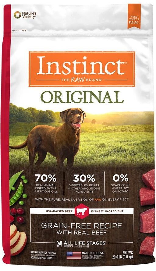 Instinct Original Grain Free Recipe with Real Beef Natural Dry Dog Food - 769949658061