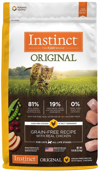 Instinct Original Grain Free Recipe with Real Chicken Natural Dry Cat Food - 769949658559