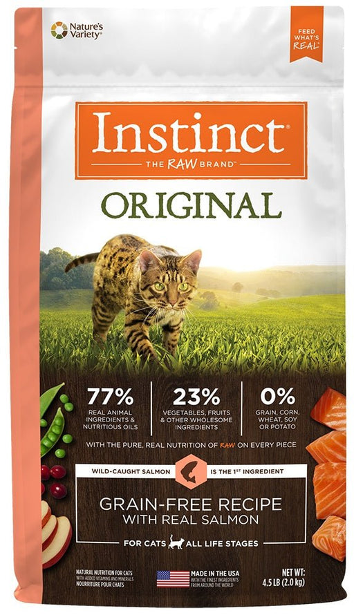 Instinct Original Grain Free Recipe with Real Salmon Natural Dry Cat Food - 769949658764
