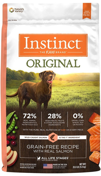 Instinct Original Grain Free Recipe with Real Salmon Natural Dry Dog Food - 769949658160