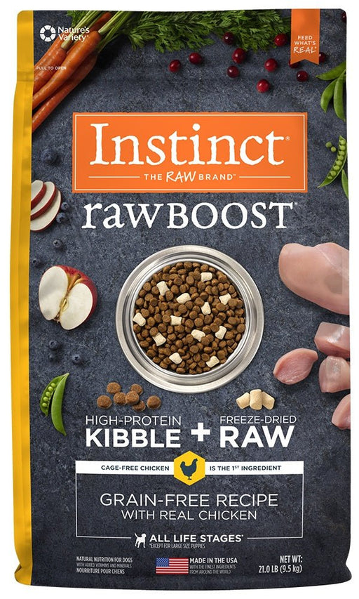 Instinct Raw Boost Grain Free Recipe with Real Chicken Natural Dry Dog Food - 769949608967