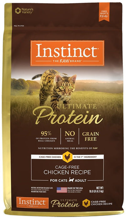 Instinct Ultimate Protein Adult Grain Free Cage Free Chicken Recipe Natural Dry Cat Food - 769949658511
