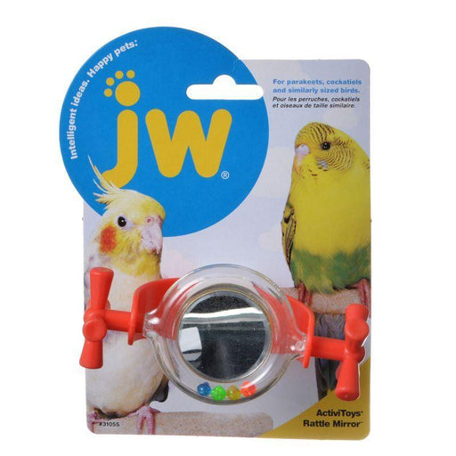 JW Insight Rattle Mirror Bird Toy - 618940310556