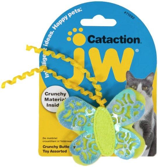 JW Pet Cataction Crunchy Butterfly Cat Toy - 618940710929