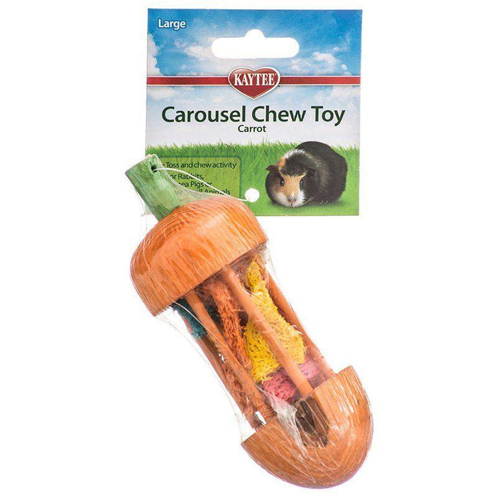 Kaytee Carousel Chew Toy - Carrot - 045125620825