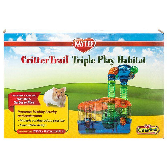 Kaytee Critter Trail Triple Play Habitat - 045125605211