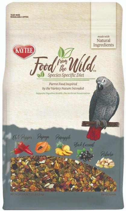 Kaytee Food From The Wild Parrot Food For Digestive Health - 071859005140