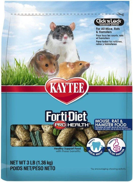 Kaytee Forti-Diet Pro Health Mouse, Rat & Hamster Food - 071859999944