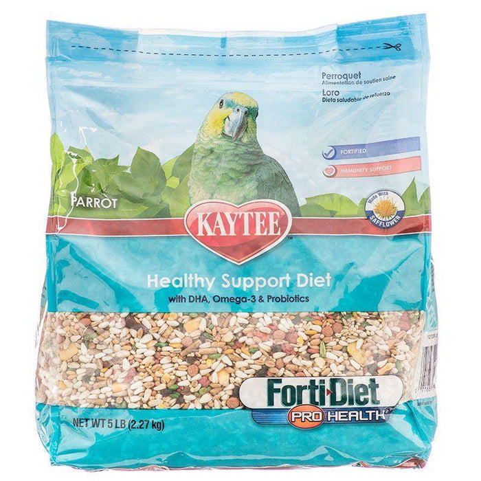 Kaytee Forti-Diet Pro Health Parrot Food with Safflower - 071859948737