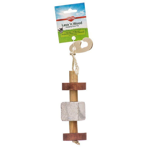 Kaytee Lava 'N Wood Hanging Chew Toy - 045125620771