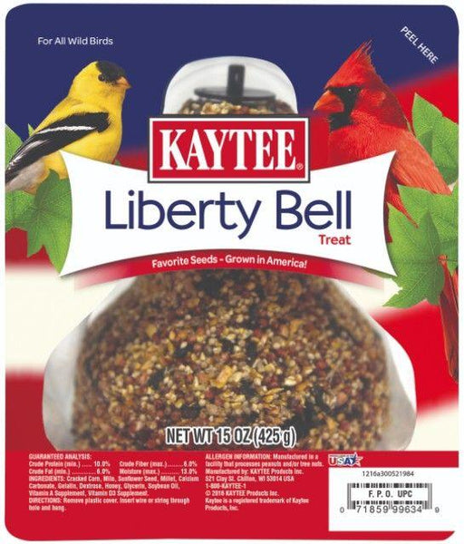 Kaytee Liberty Bell Wild Bird Treat with Favorite Seeds Grown In America - 071859996349