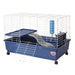 Kaytee My First Home Deluxe Guinea Pig 2-Level Cage with Wheels - 045125502282