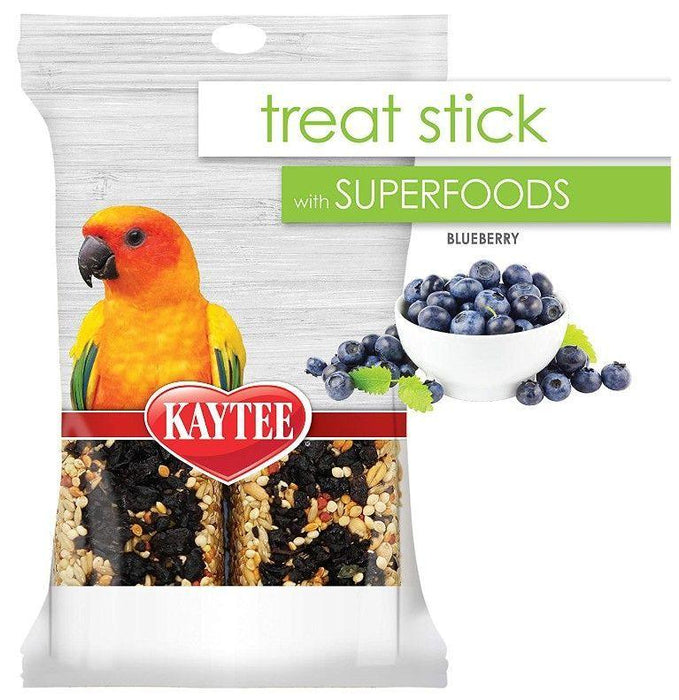 Kaytee Superfoods Avian Treat Stick - Blueberry - 071859002576