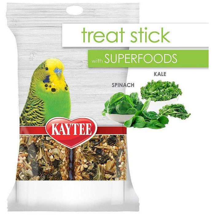 Kaytee Superfoods Avian Treat Stick - Spinach & Kale - 071859002613