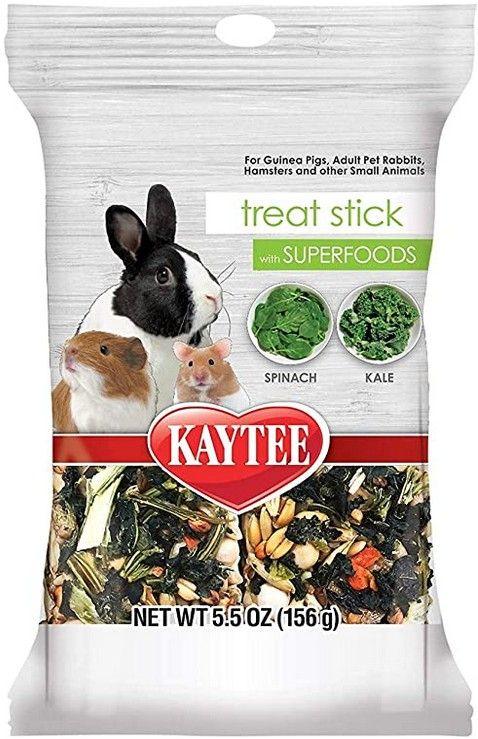 Kaytee Superfoods Small Animal Treat Stick - Spinach & Kale - 071859003047