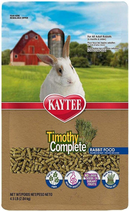 Kaytee Timothy Complete Rabbit Food - 071859947327