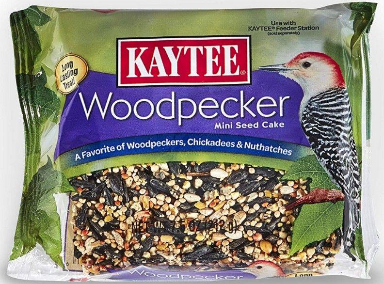 Kaytee Woodpecker Mini Honey Seed Cake For Energy Support - 071859196756