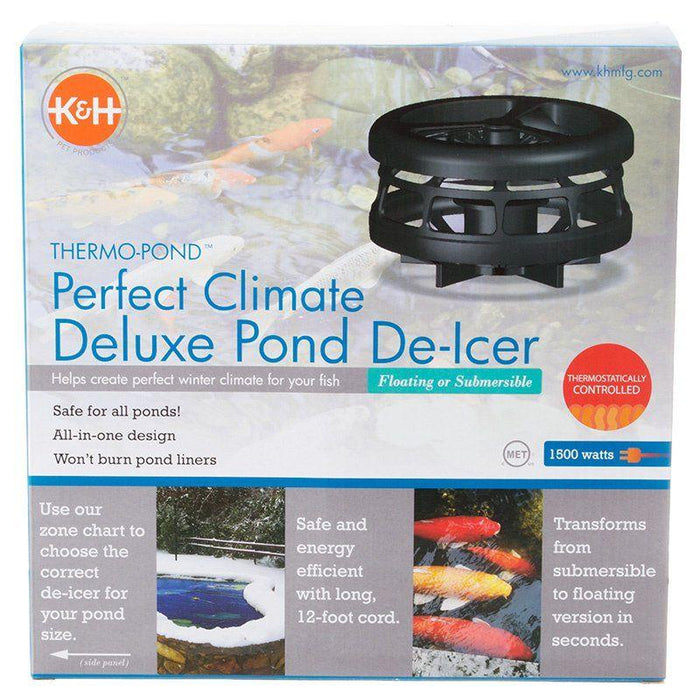 K&H Pet Products Thermo-Pond Perfect Climate Deluxe Pond De-Icer - 655199081158