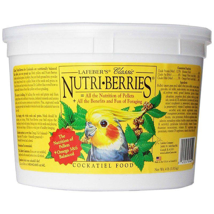 Lafeber Classic Nutri-Berries Cockatiel Food - 041054816421
