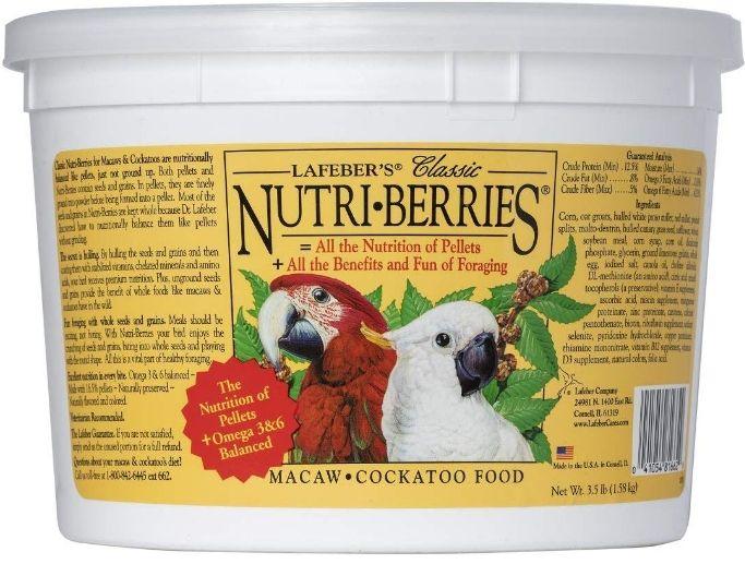 Lafeber Classic Nutri-Berries Macaw & Cockatoo Food - 041054816629
