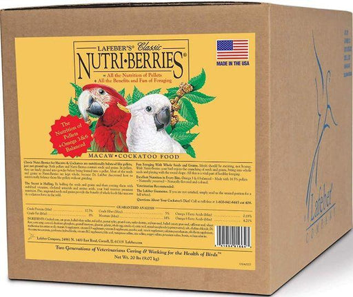 Lafeber Classic Nutri-Berries Macaw & Cockatoo Food - 041054816643