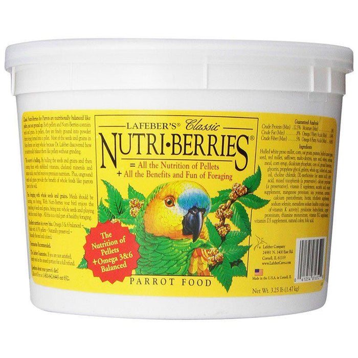 Lafeber Classic Nutri-Berries Parrot Food - 041054816520