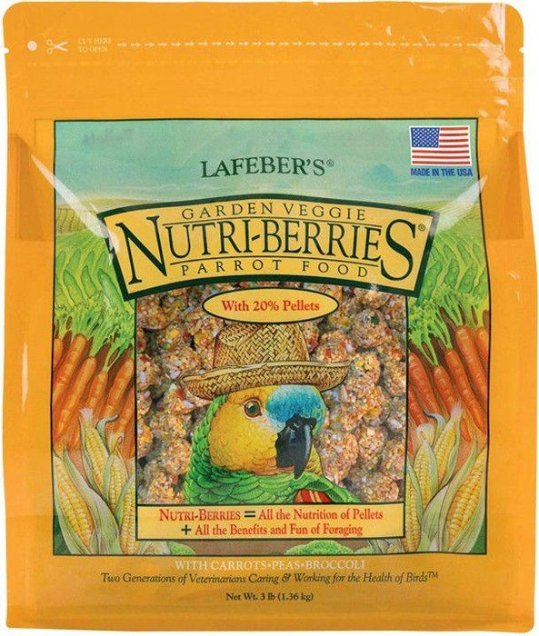 Lafeber Garden Veggie Nutri-Berries Parrot Food - 041054823528