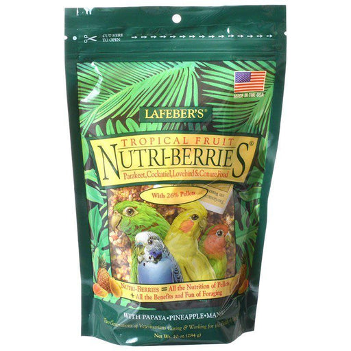 Lafeber Tropical Fruit Nutri-Berries Parakeet, Cockatiel & Conure Food - 041054826406