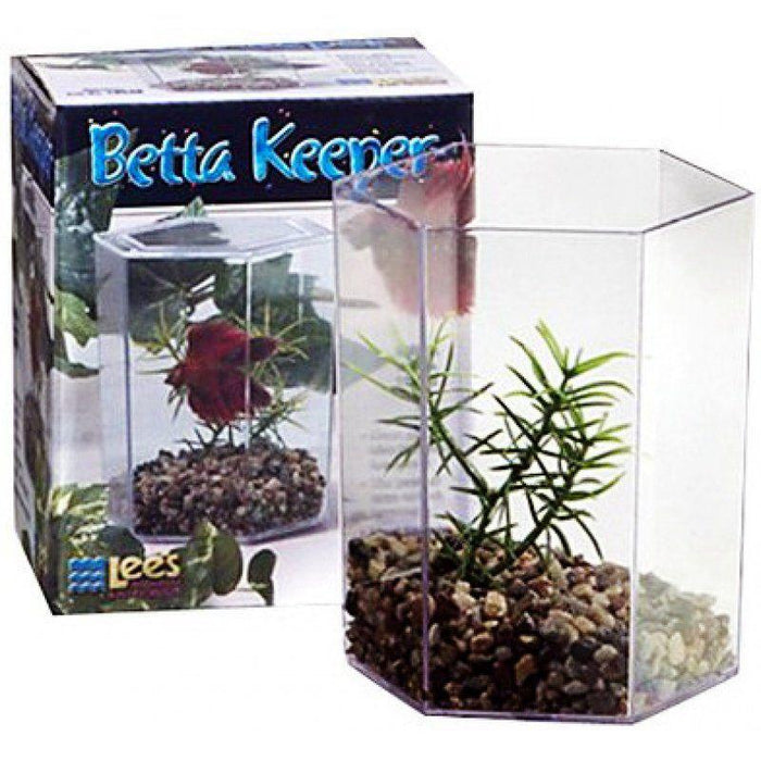 Lees Betta Keeper Hex Aquarium Kit - 010838195380
