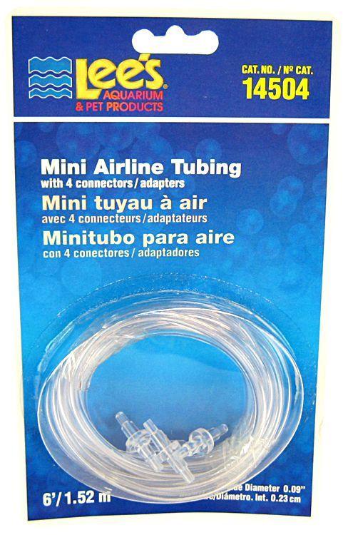 Lees Mini Airline Tubing with 4 Connectors - 010838145040