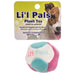 Lil Pals Multi Colored Plush Ball with Bell for Dogs - 076484842092