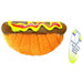 Li'l Pals Plush Hot Dog Dog Toy - 076484401329