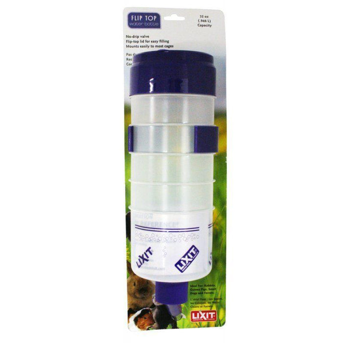 Lixit Quick Lock Flip Top Water Bottle with Valve - 076711003517