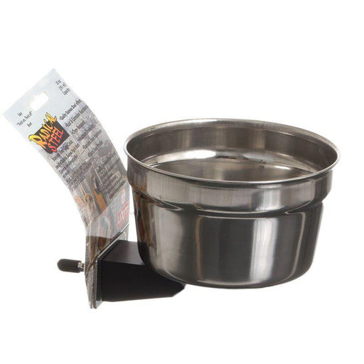 Lixit Radical Steel Metal Cage Crock Bowl for Small Animals & Birds - 076711006761