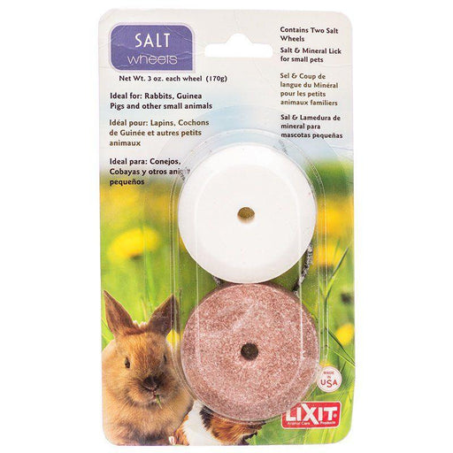 Lixit Salt & Mineral Wheels for Small Pets - 076711009953