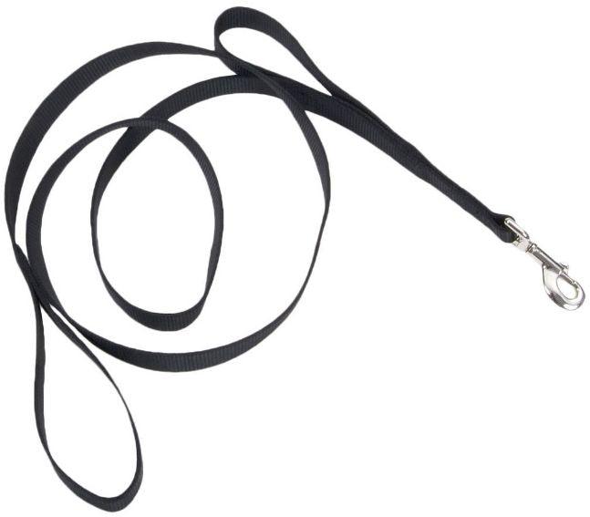 Loops 2 Double Nylon Handle Leash - Black - 076484099809
