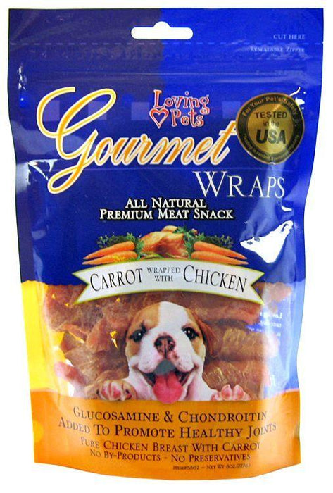 Loving Pets Gourmet Carrot & Chicken Wraps - 842982055629