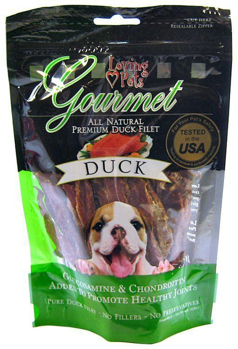 Loving Pets Gourmet Duck Chew Strips - 842982055025