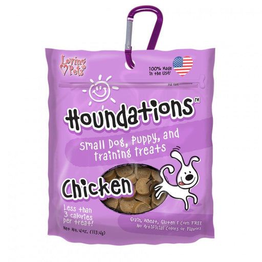 Loving Pets Houndations Grain Free Chicken Training Dog Treats - 842982081505