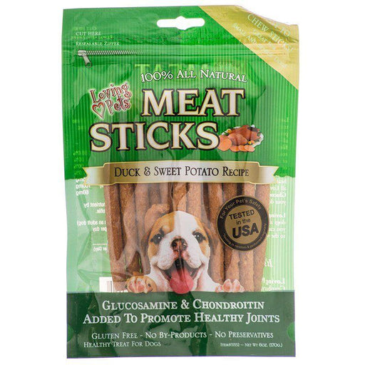 Loving Pets Meat Sticks Dog Treats - Duck & Sweet Potato - 842982055520